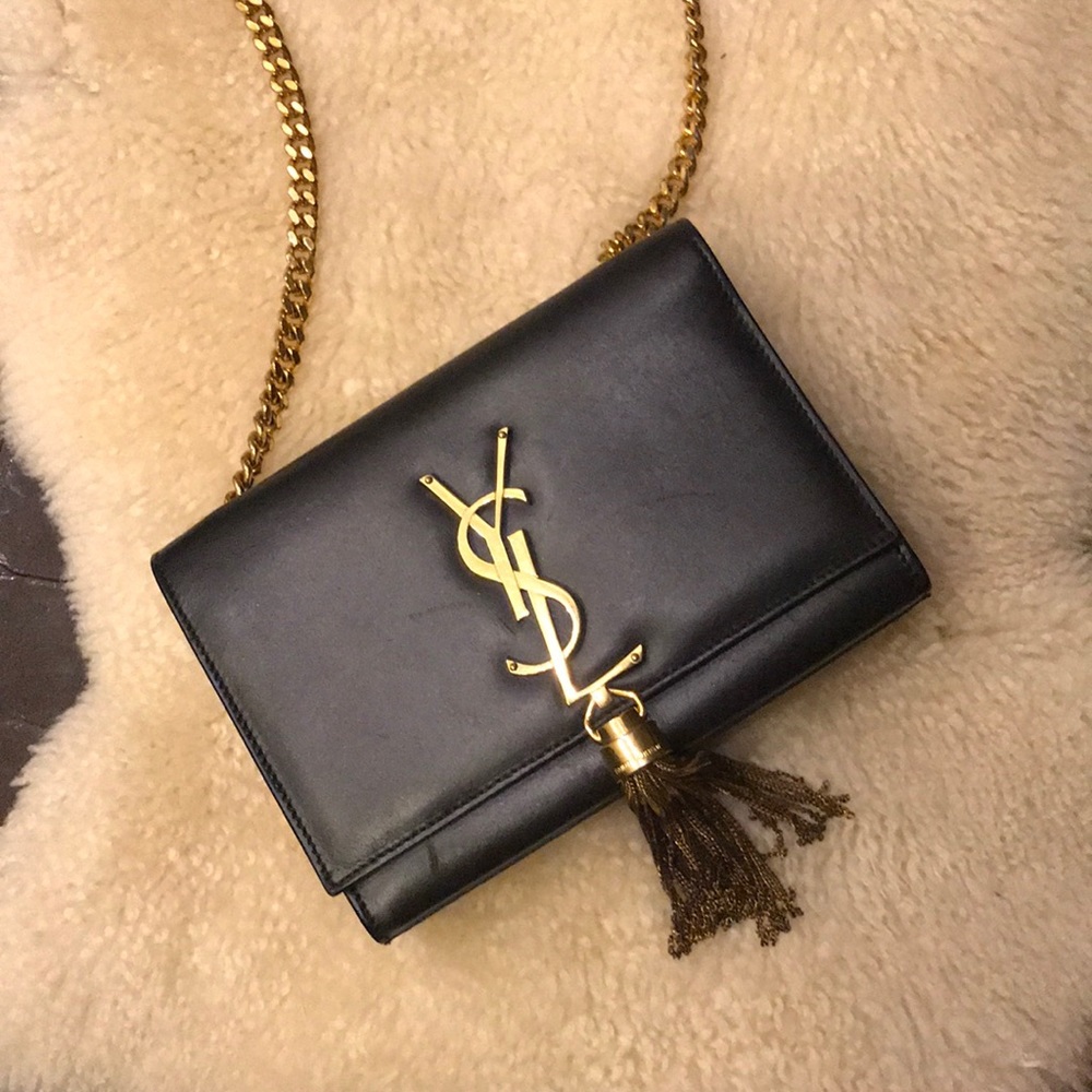 YSL Kate Monogram purse